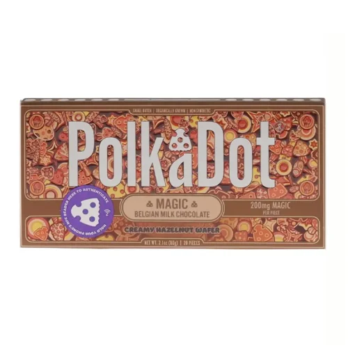 Creamy Hazelnut Wafer PolkaDot Chocolate Bar