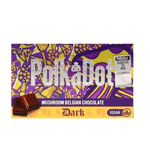 Dark Vegan PolkaDot Chocolate Bar