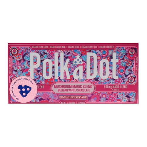 Pink Cheesecake PolkaDot Chocolate Bar