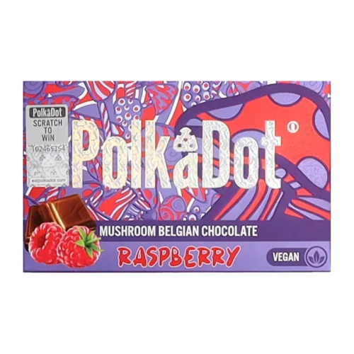 Raspberry PolkaDot Chocolate Bar