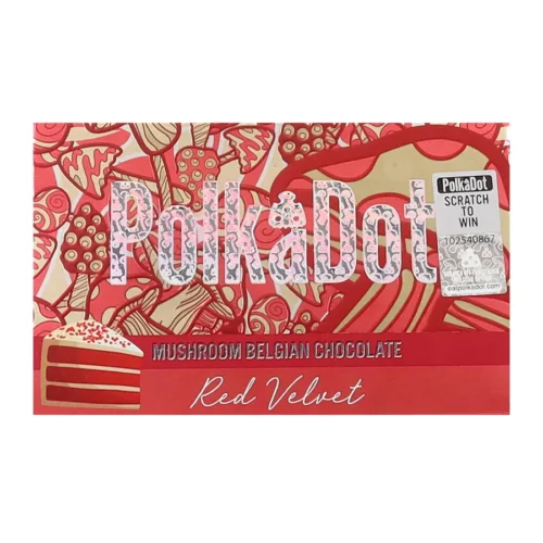 Red Velvet PolkaDot Chocolate Bar