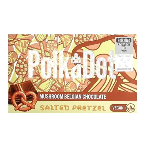 Salted Pretzel Vegan PolkaDot Chocolate Bar