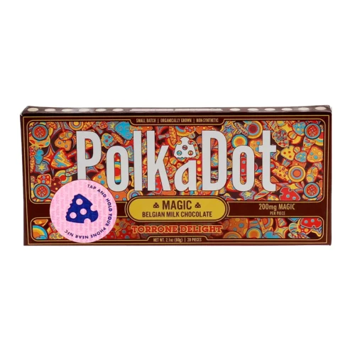 Torrone Delight PolkaDot Chocolate Bar