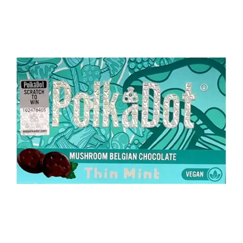 Thin Mint Vegan PolkaDot Chocolate Bar